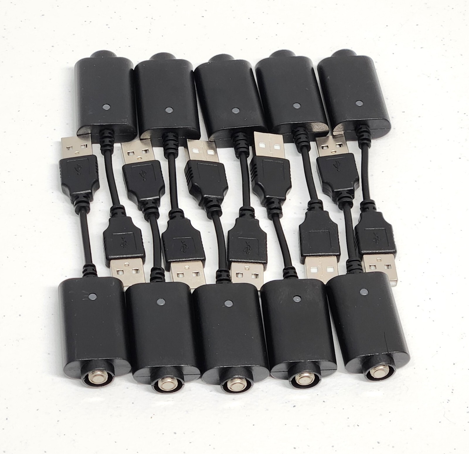 10-Pack – eGo USB Charger SYK – Input DC 5V 500mA – Output DC 4.2V 420mA