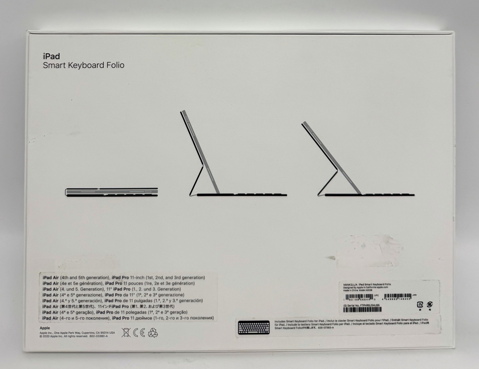 Apple Smart Keyboard Folio for 11-inch iPad Pro – US English