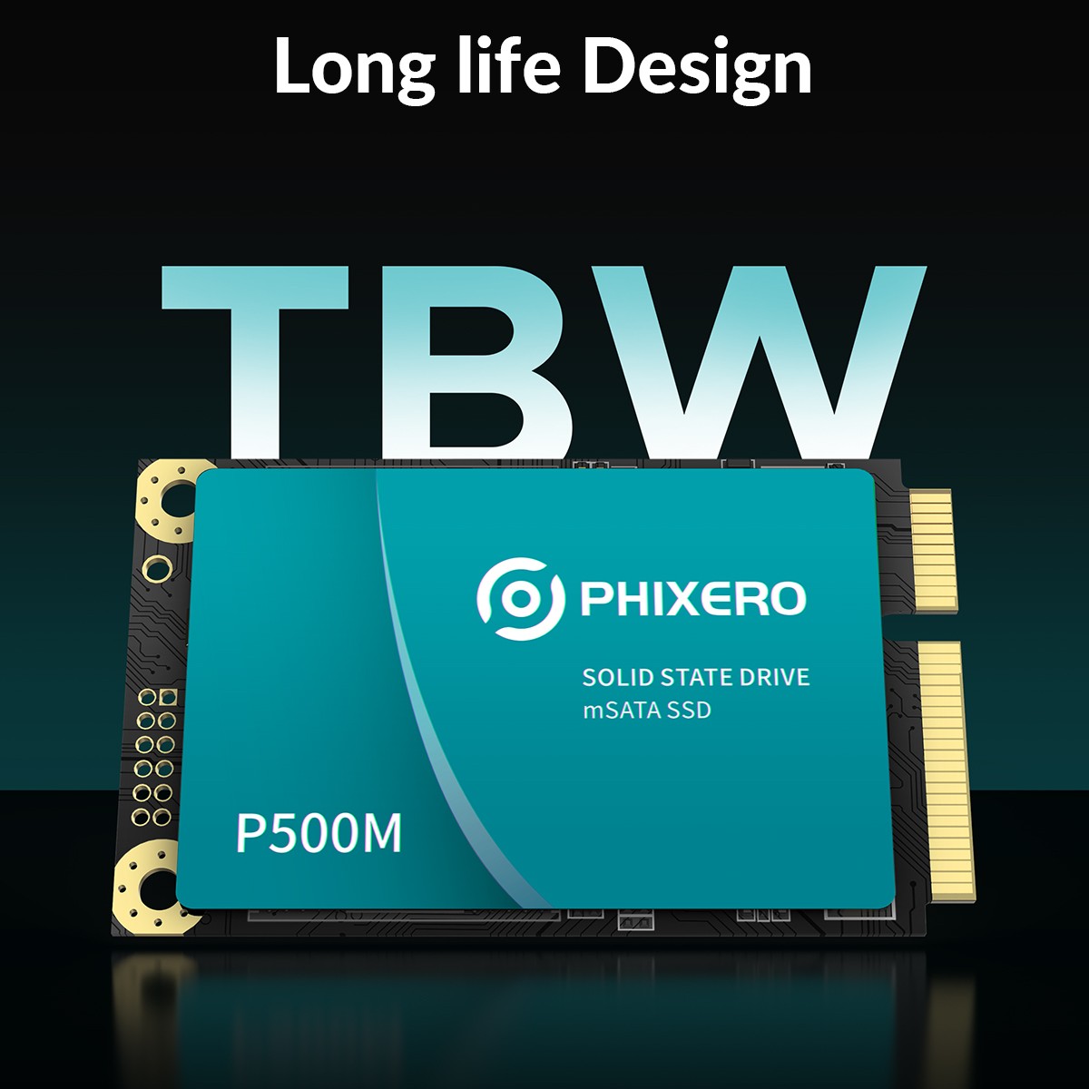 PHIXERO P500 128GB SATA SSD 3D NAND Internal SSD 2.5 Inch SATA III UP To 550MB/s