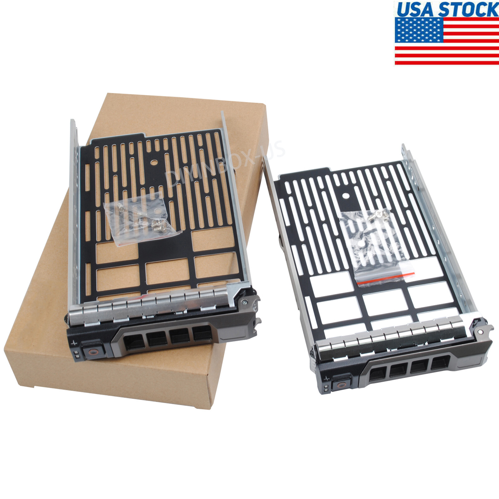 New Dell 3.5″ KG1CH HDD Tray Caddy For Dell PowerEdge T330 T430 T630 X968D F238F