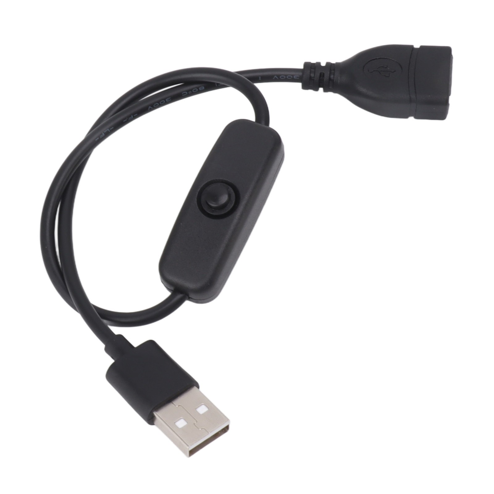 NEW 5PCS USB Extension Cable With ON Off Switch Male To Female Cable For Driving