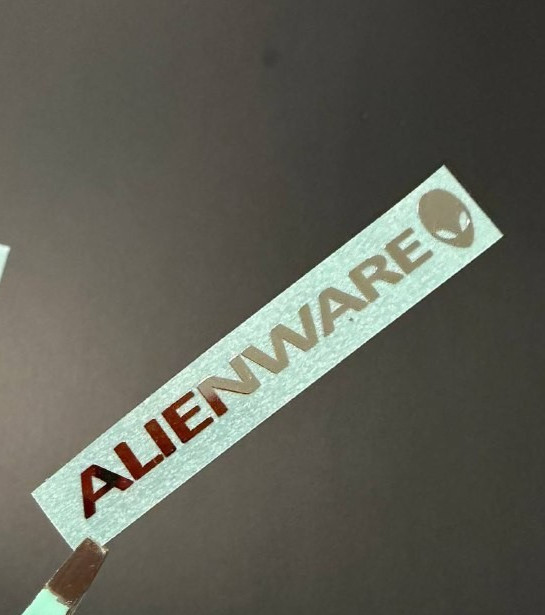 1 Pc fits Alienware Metallic Sticker Decal Emblem