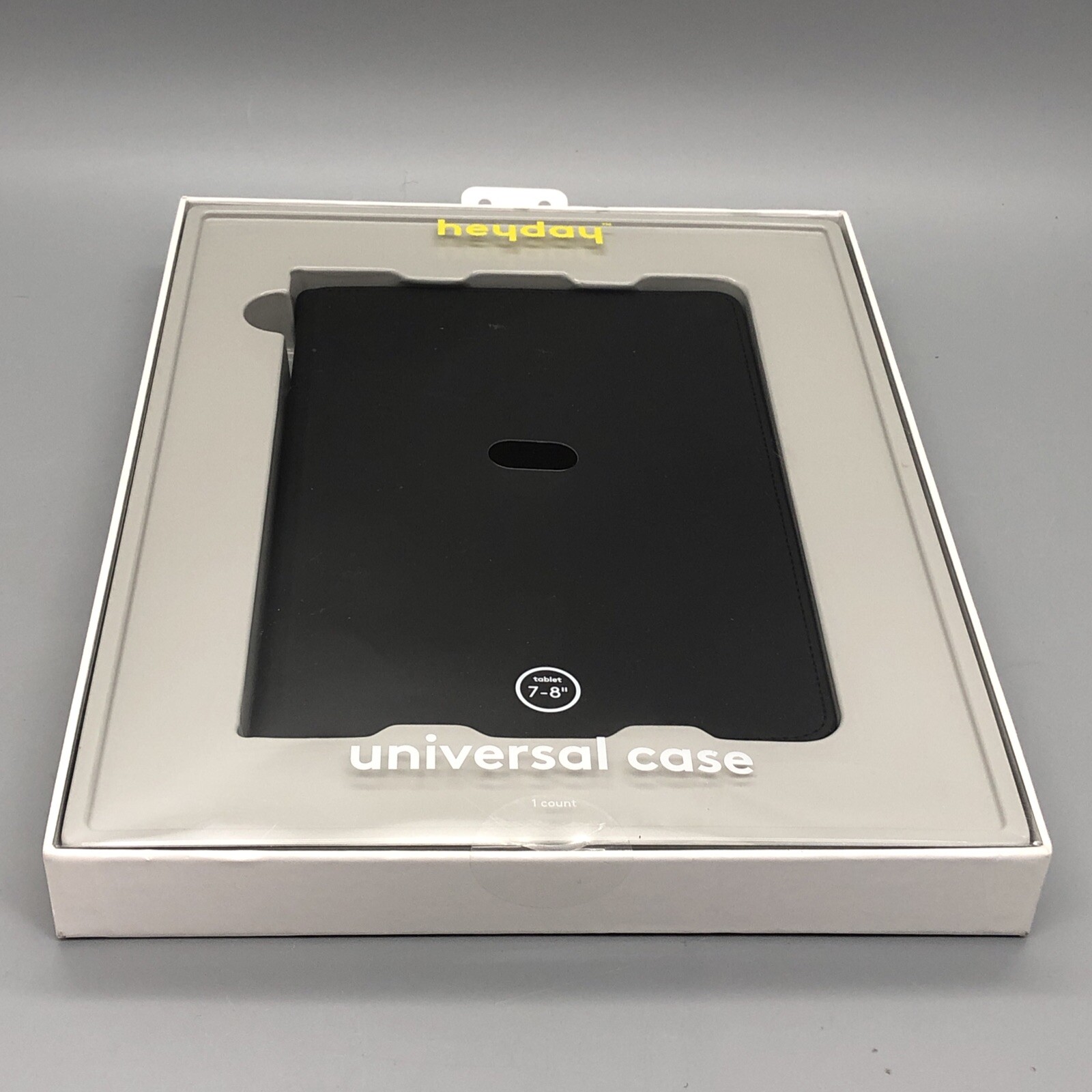 Heyday Universal Case for 7-8″ Tablet (Apple, Samsung, Etc) – BLACK -Soft