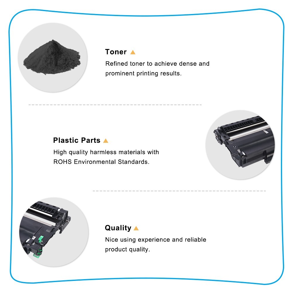 2 PK DR730 Drum Unit For Brother TN760 HL-L2350DW L2370DW MFC-L2710DW printer