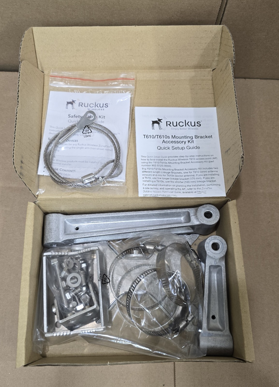 Ruckus Outdoor Mounting Bracket for the T310 T350 T610 T710 T750 Access Points