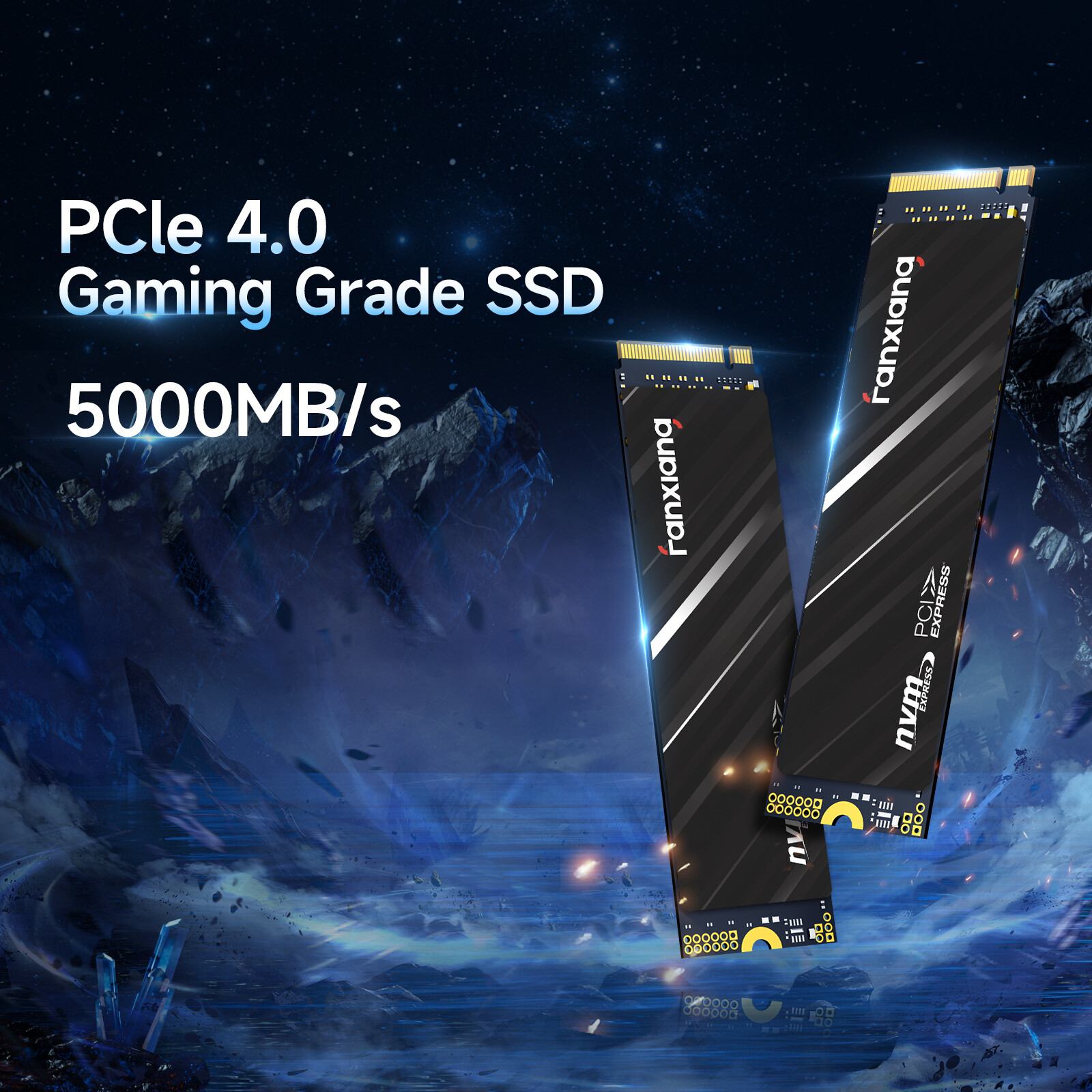 Fanxiang 1TB 2TB SSD M.2 2280 NVMe PCIe Gen 4.0 x 4 Internal Solid State Drive