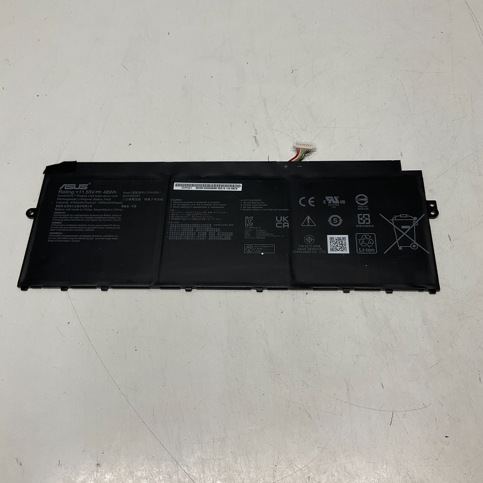 ASUS Chromebook Flip CX5400FM Laptop Battery 11.55V 48Wh C31N1824-1