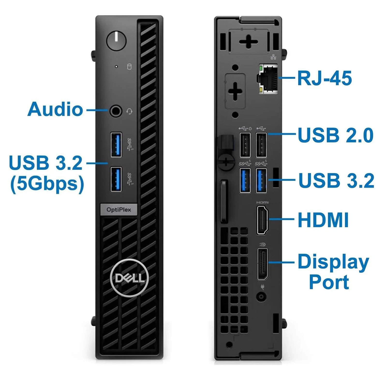 Dell OptiPlex 7010 Micro i5-13600T 32GB RAM 512GB NVMe SSD Wi-Fi Windows 11 Pro