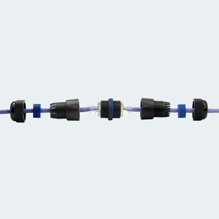 Waterproof Ethernet Cable Coupler CAT6 CAT5e Inline Shielded Female RJ45 Outdoor
