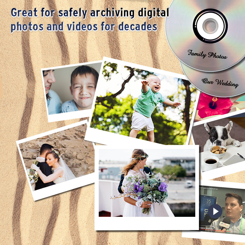 50 OQ 8x 8.5GB DVD+R DL Double Layer White Inkjet HUB Printable OQDPRDL08WIP-H