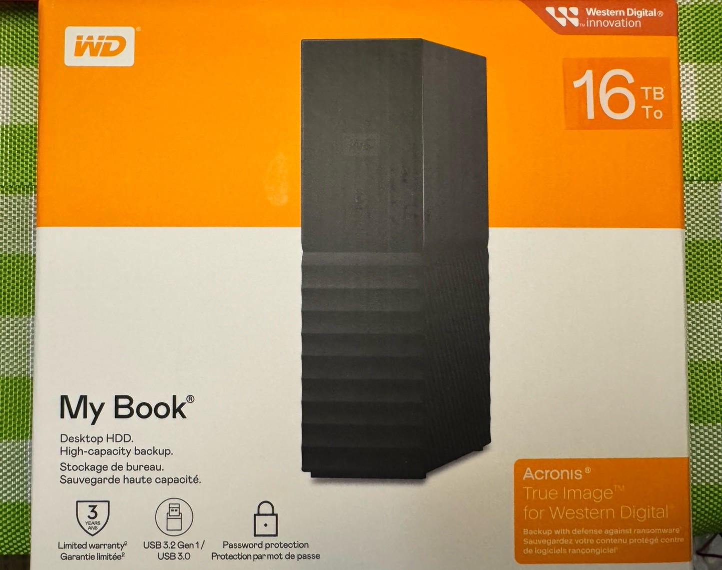 BRAND NEW SEALED – Western Digital WD My Book 16TB External Hard Drive HDD