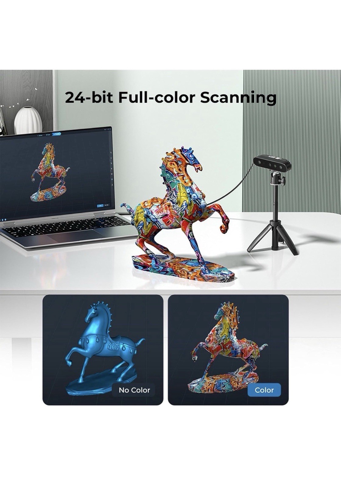 Creality 3D Scanner CR Ferret SE for 3D Printing Upgrade Handheld Scan 30 FPS