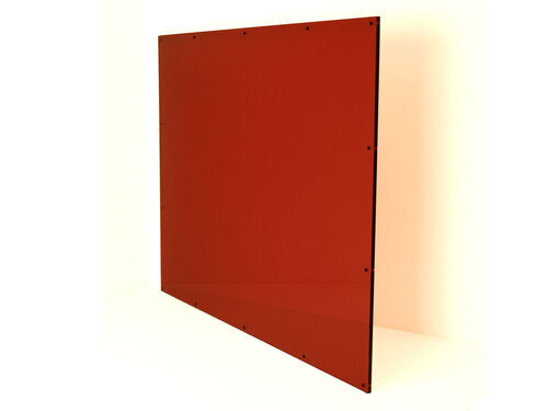 Red Acrylic Panels for UV Protection (OD6 Laser Protection for 405nm to 550nm)