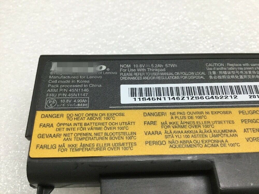 NEW Genuine T440P T540P Battery for ThinkPad L440 L540 W540 0C52863 0C52864 57+