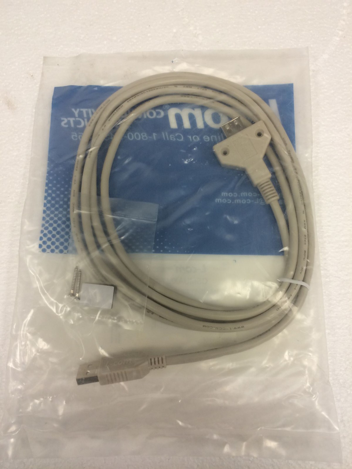 Lot of 10 NEW L-COM Csmuaxmt-2m 6 Ft USB Type A Male/Female Mounting Extension
