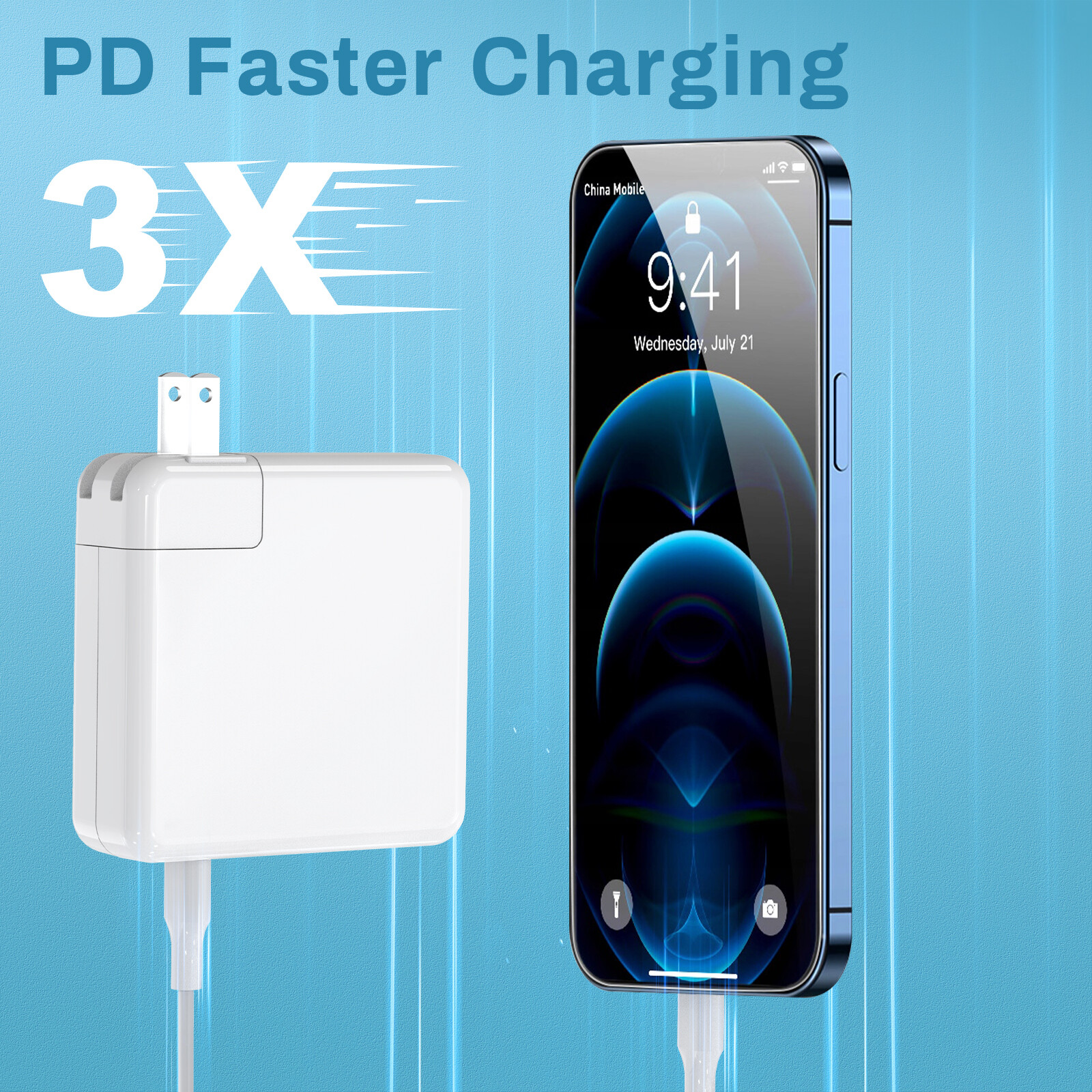 61W Type C USB C AC Adapter Charger for MacBook Pro 13″2016 2017 2018 2019 A1708