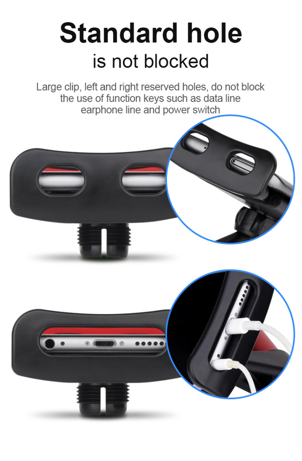 360° Rotation Car BackSeat Tablet Cell Phone Holder Stand Headrest Mount Bracket