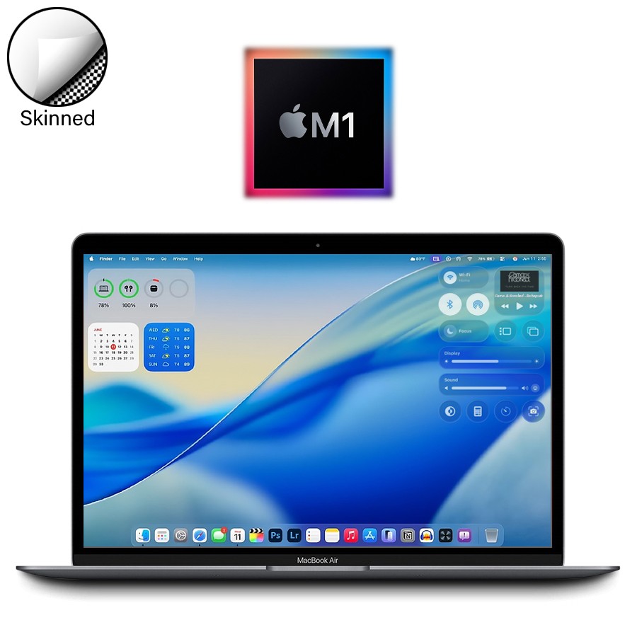 2020 Apple M1 MacBook Air 13.3″ 8GB/128GB SSD – (Gray/Skinned) A2337 w/Warranty