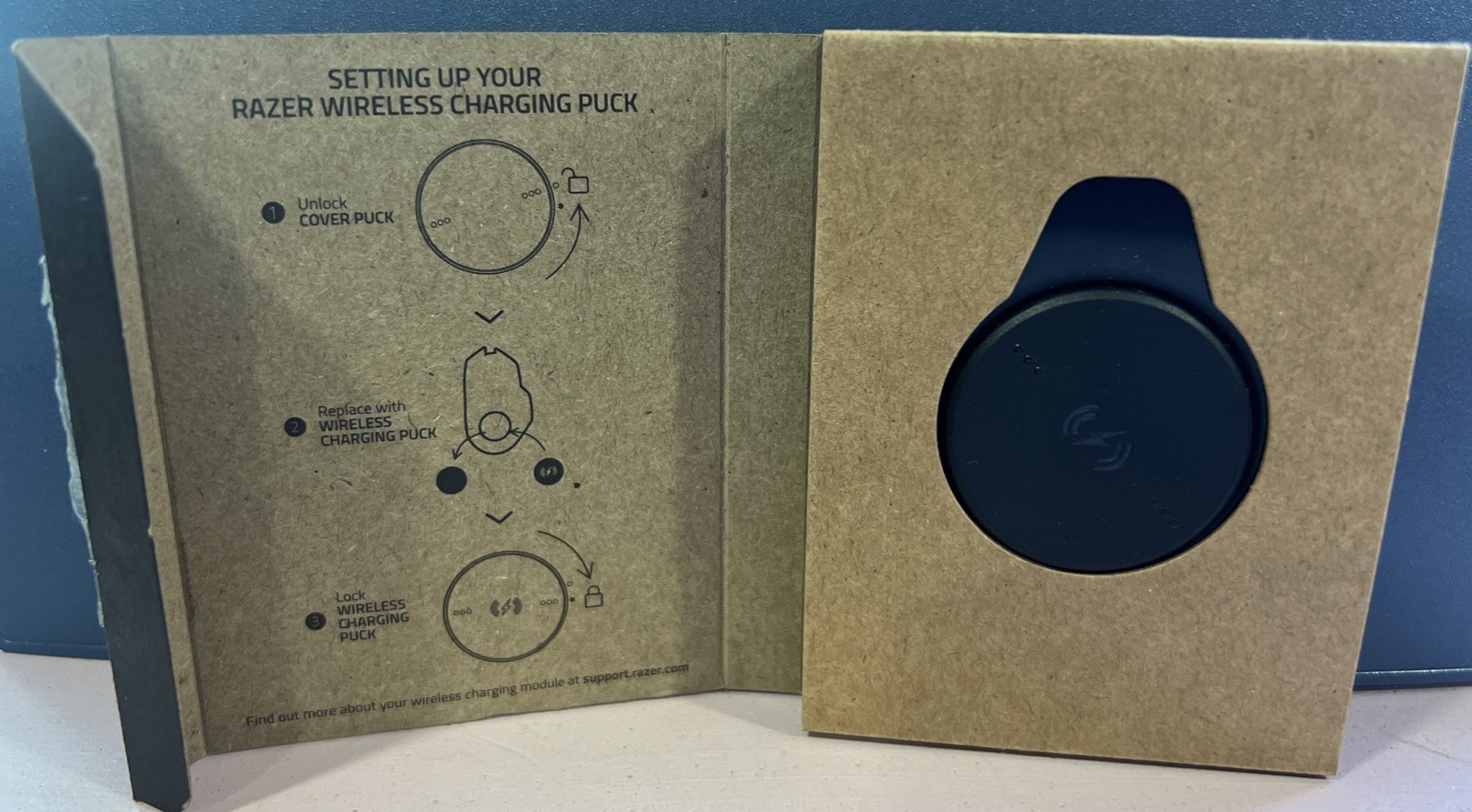 RAZER Wireless Charging PUCK RC21-019902 for Wireless Mouse Charging Module QI