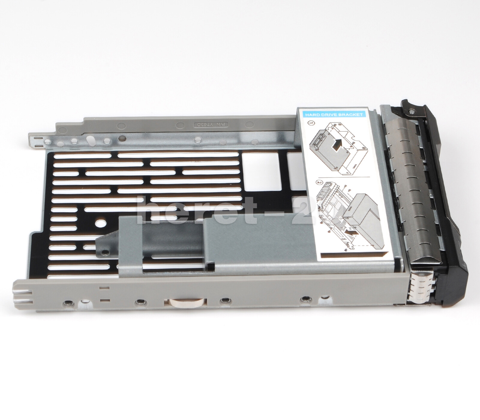 For Dell 2.5” Drive to 3.5” Tray 0X968D KG1CH w/adapter 9W8C4 R630 R730 T430