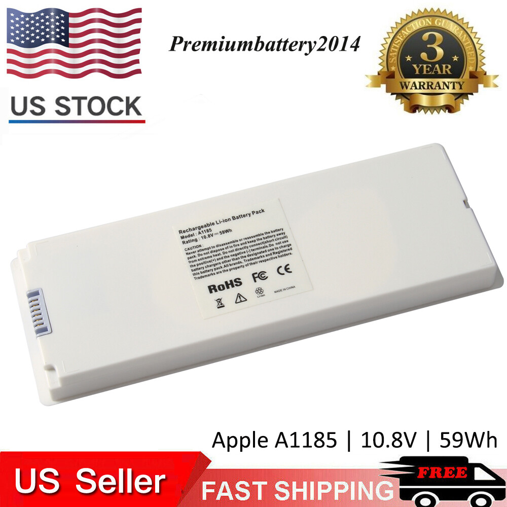Battery For Apple MacBook 13″ A1185 A1181 MA566 MA561 (2006 2007 2008 2009) US
