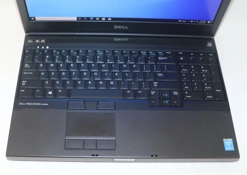 Dell Precision M4800 Intel i7 core 2.90GHz 32GBRAM 512GB SSD WIN10 Nvidia Webcam