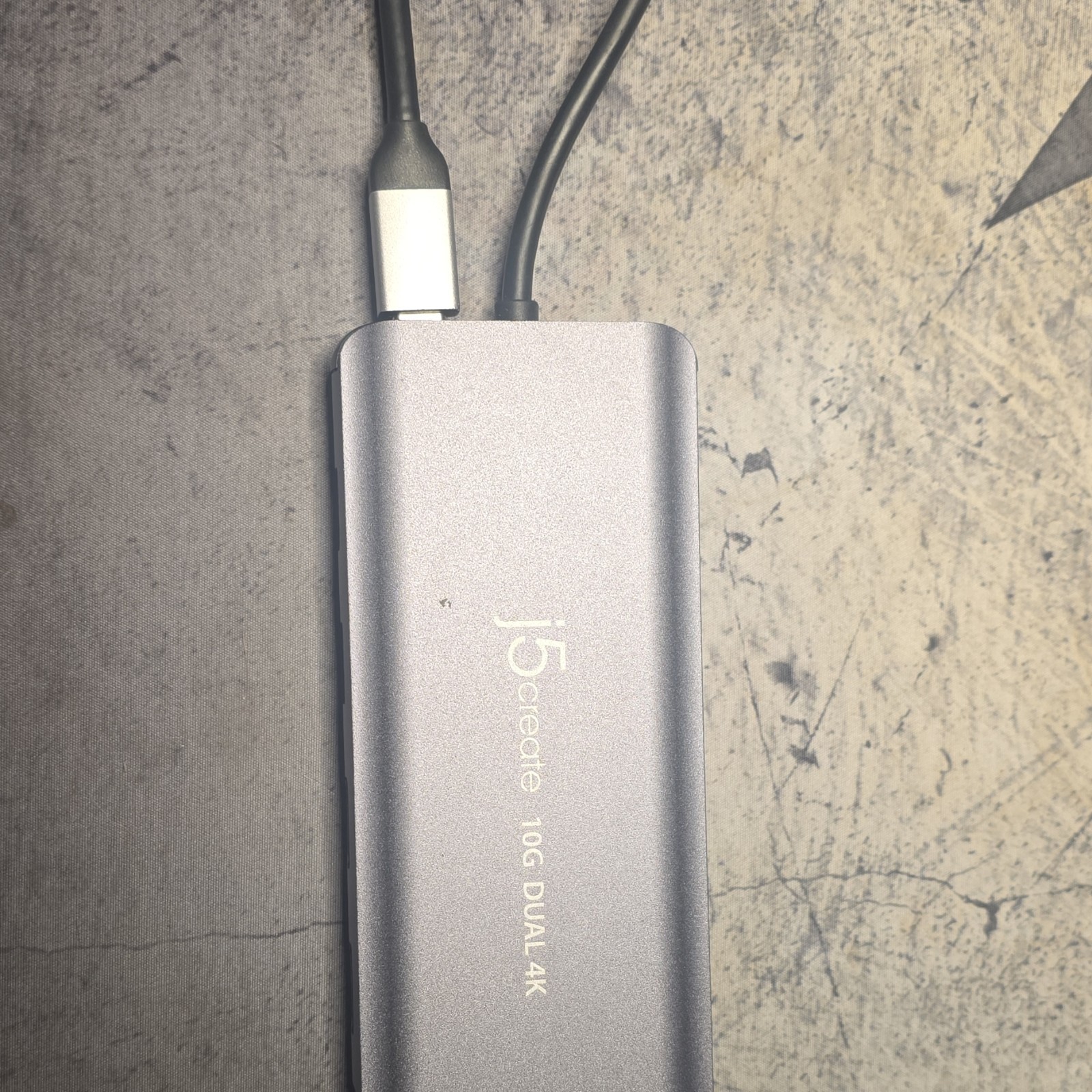 j5create 10G Dual 4K HDMI USB-C Hub Silver, Hub/Splitter Box 1:2