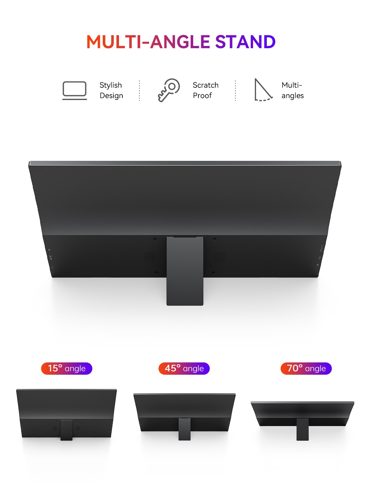 UPERFECT 15.6″ Portbale QLED Monitor 1920*1080 Second Screen 500 Nits For Laptop