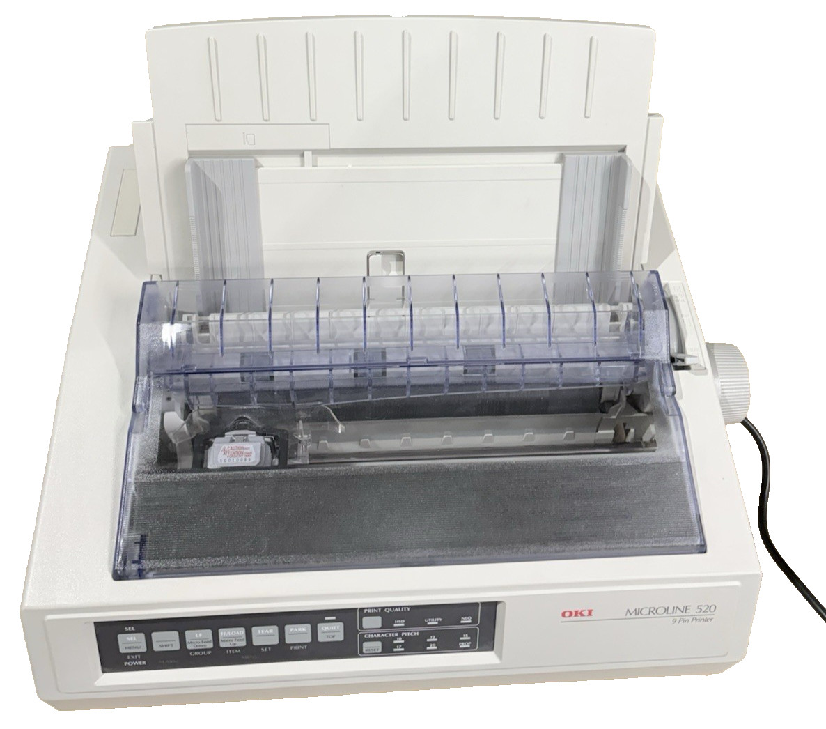 Okidata Microline 520 GE5258A 9 Pin Printer + Power Cord
