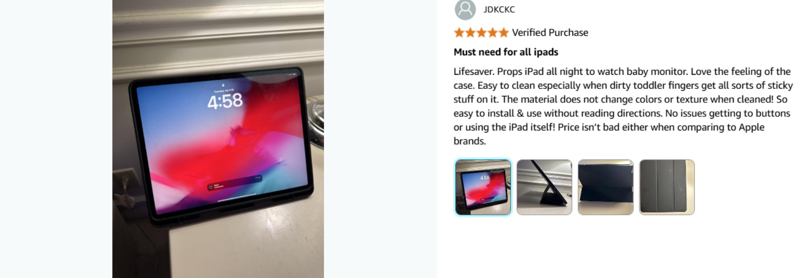 iPad Pro 12.9 Inch Case 2022/2021/2020 (6th/5th/4th Gen) with Pencil Holder