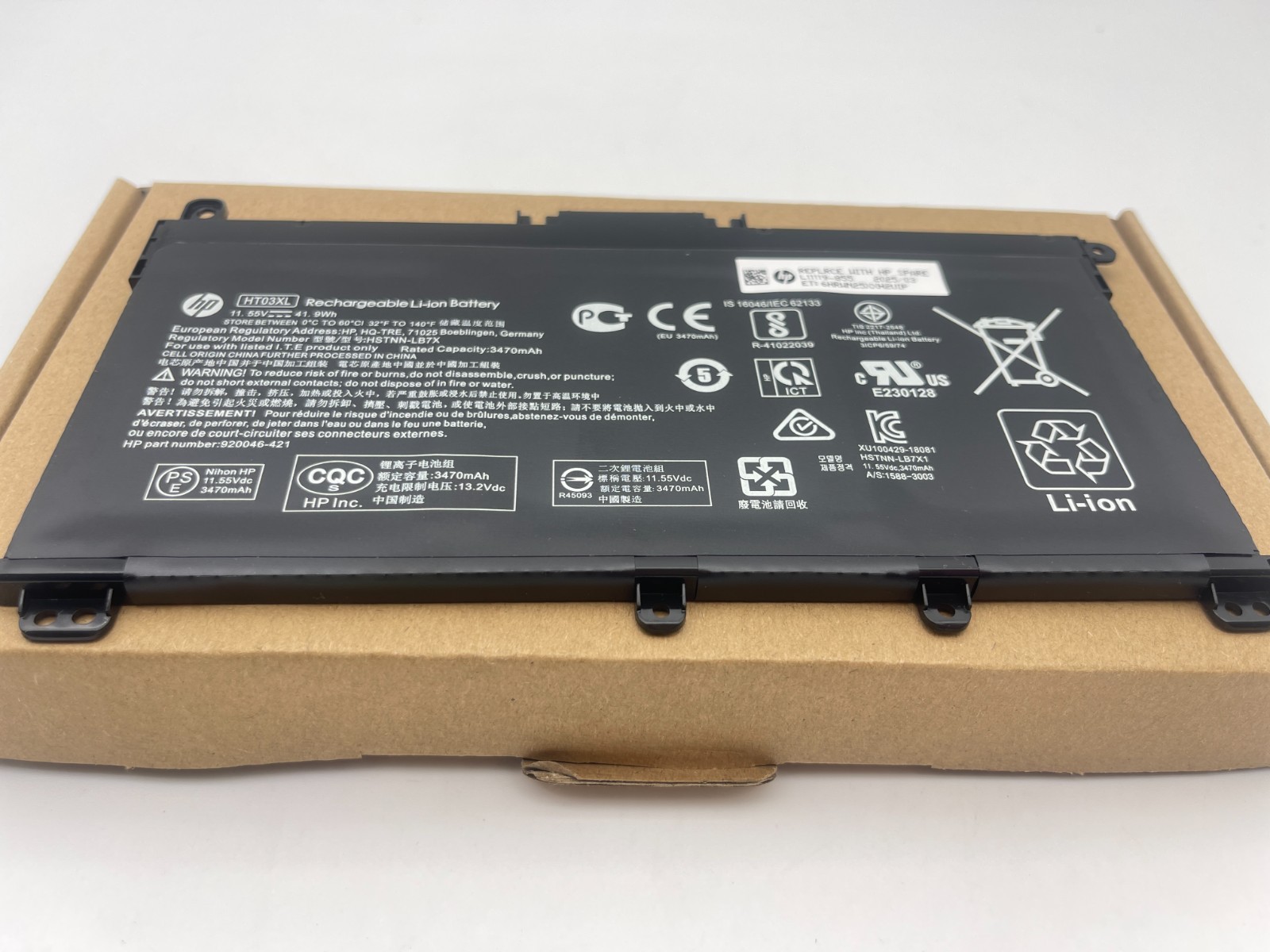 Genuine 41.9Wh HT03XL Battery for HP Pavilion 15-CS 15-DA 17-BY L11119-855
