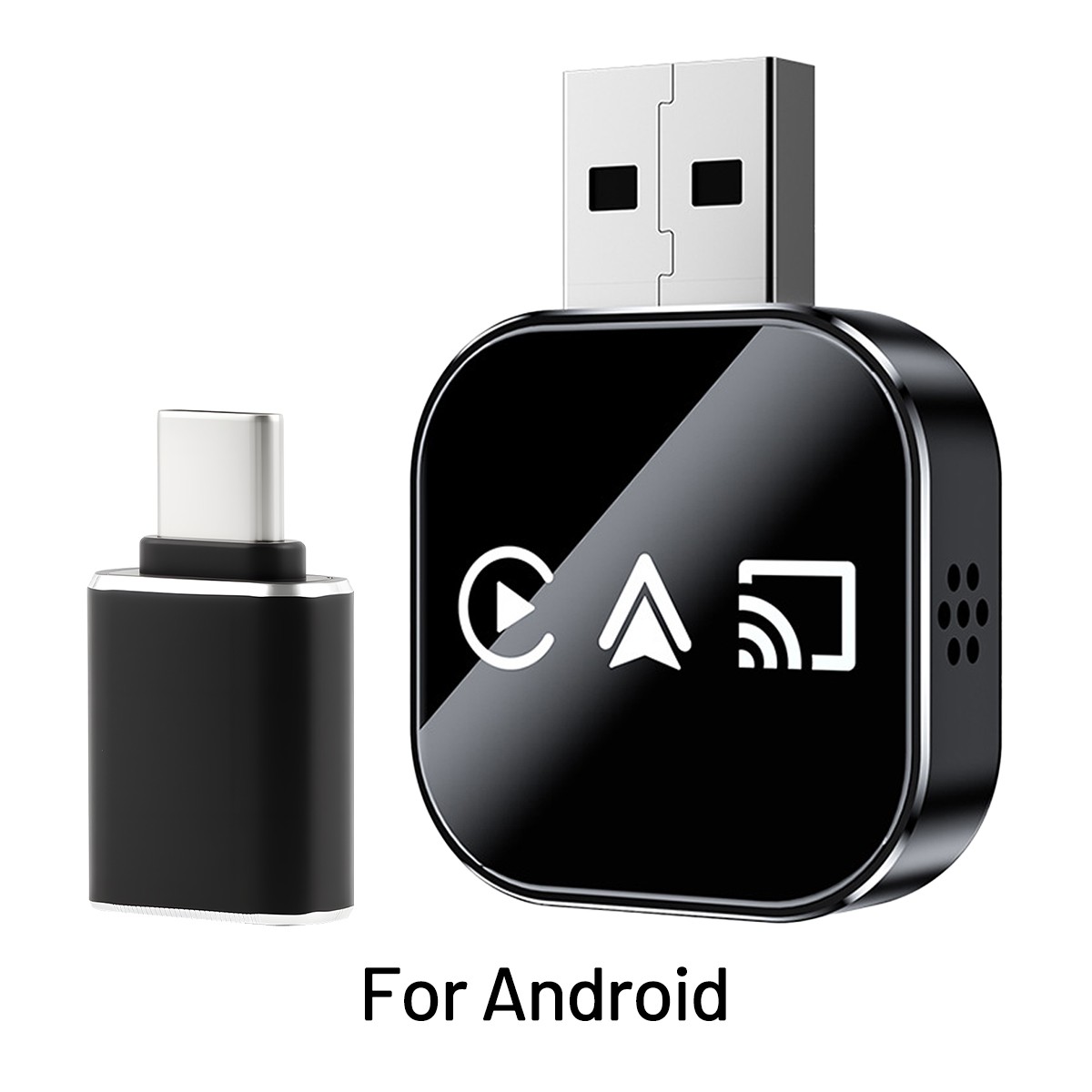 2026 Mini Carplay Adapter 3IN1 Wireless Carplay & Android Auto & Mirror Link