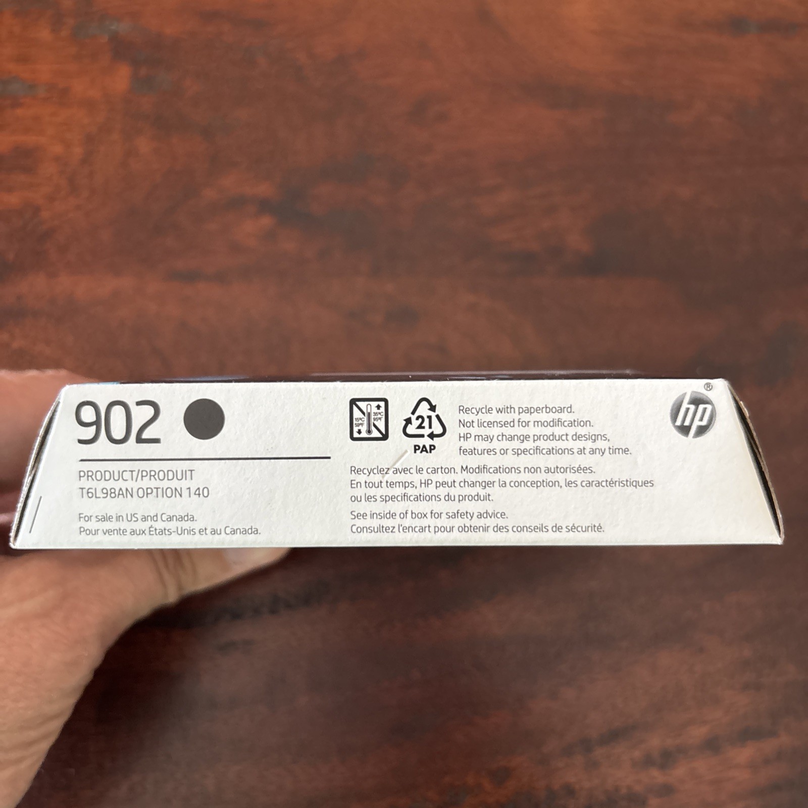 HP 902 Black Ink Cartridge. EXP 01/27. New Sealed Genuine product.