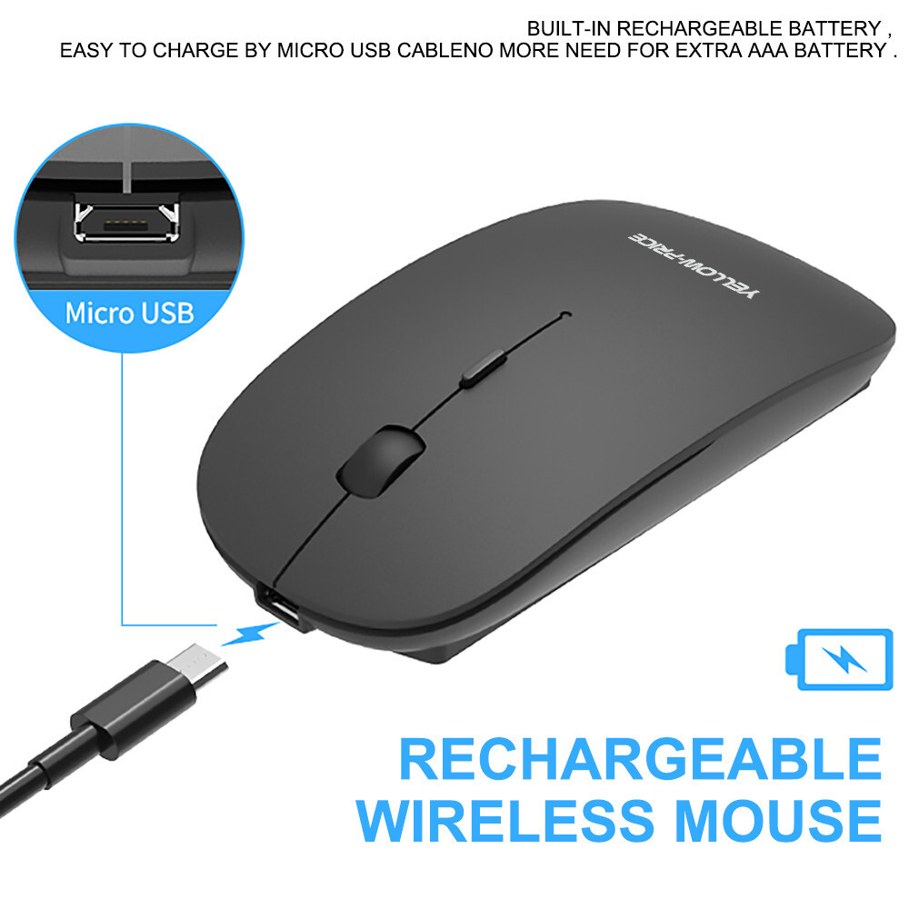 USB-C Dual Wireless Mouse For Macbook Pro 14 16 A2442 A2485