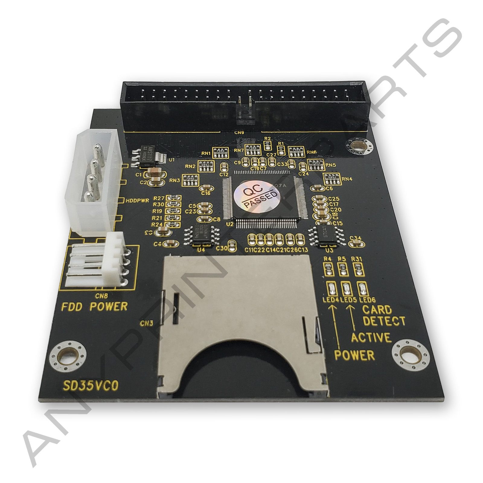New SD SDHC Memory Card to 3.5″ 40 Pin IDE Hard Disk Drive Adapter Converter