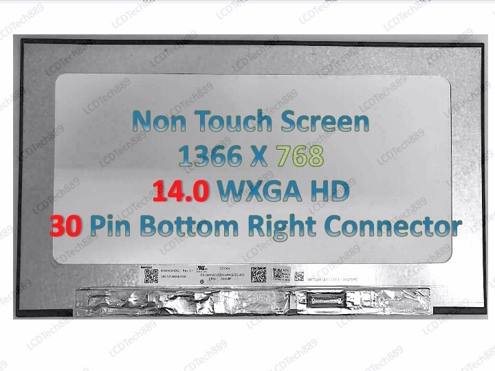 DP/N 0TTMDK Dell PN TTMDK HD 1366×768 Matte 30pin LCD Screen LED Display NEW