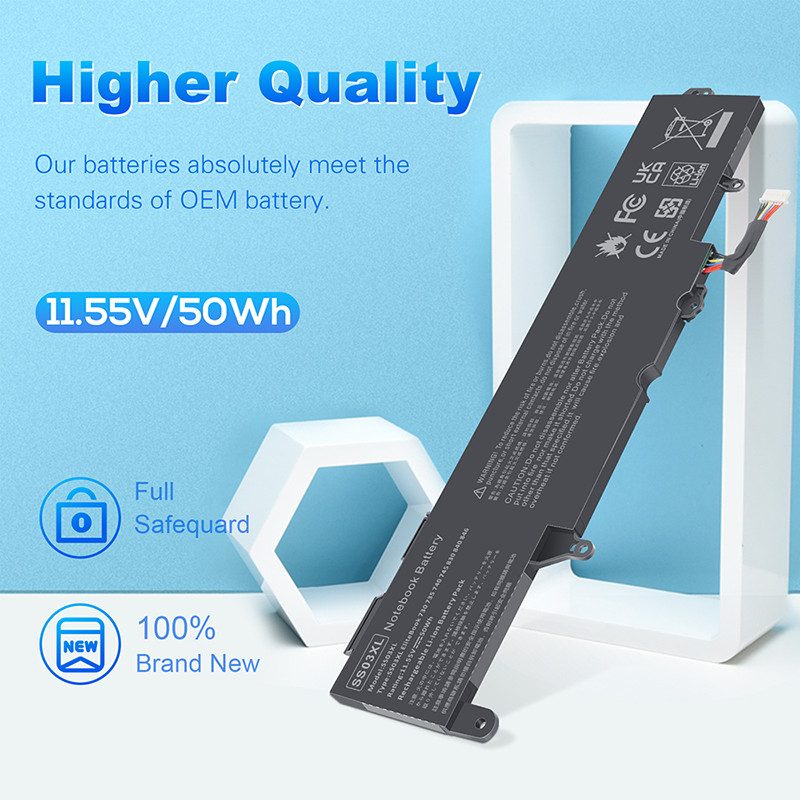 ✅LOT 1-100pcs SS03XL Battery For HP EliteBook 830 G5 / 840 G5 / 735 G5 745 50wh