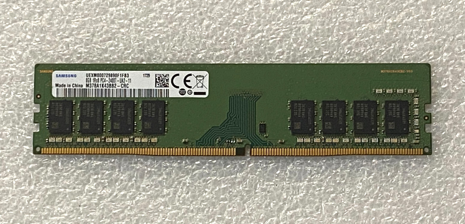 Samsung M378A1K43BB2-CRC 8GB PC4-2400T DDR4 Non-ECC UDIMM Desktop Memory RAM