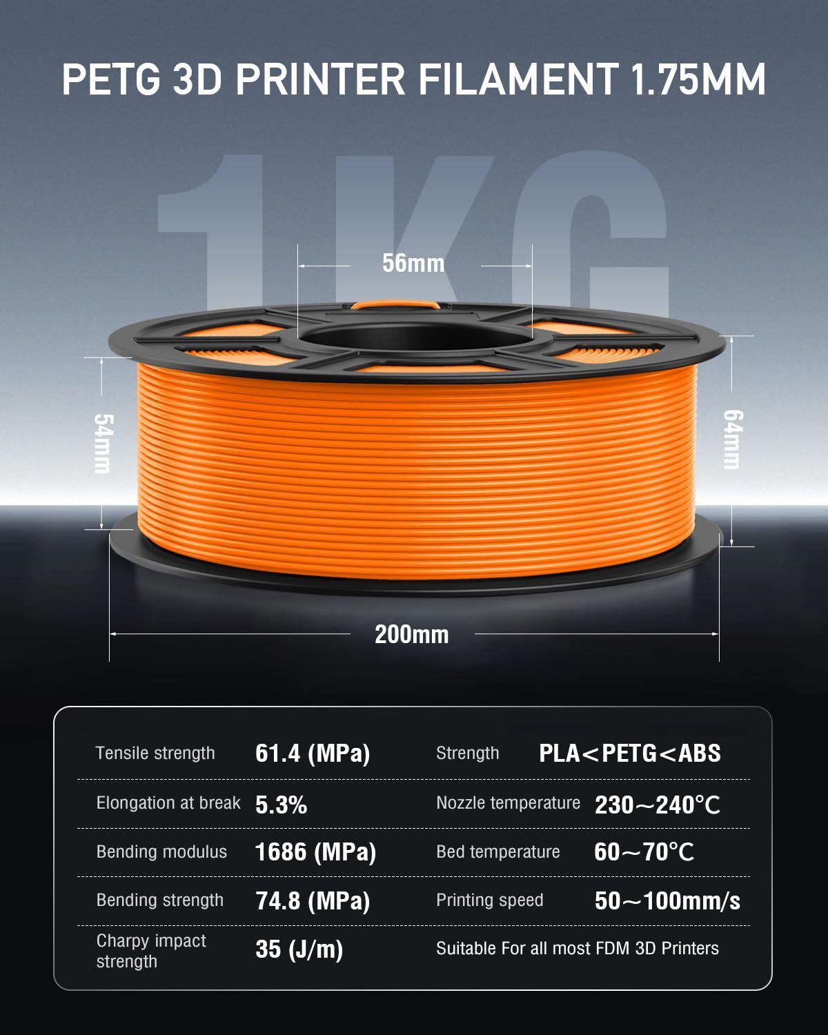SUNLU PLA PLA+ PETG SILK ABS TPU 3D Printer Filament 1.75mm 1KG/0.25KG Non-toxic