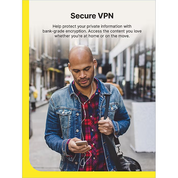 NORTON 360 DELUXE 2023 ANTIVIRUS INTERNET SECURITY 5 DEVICES 1 YEAR PREPAID VPN
