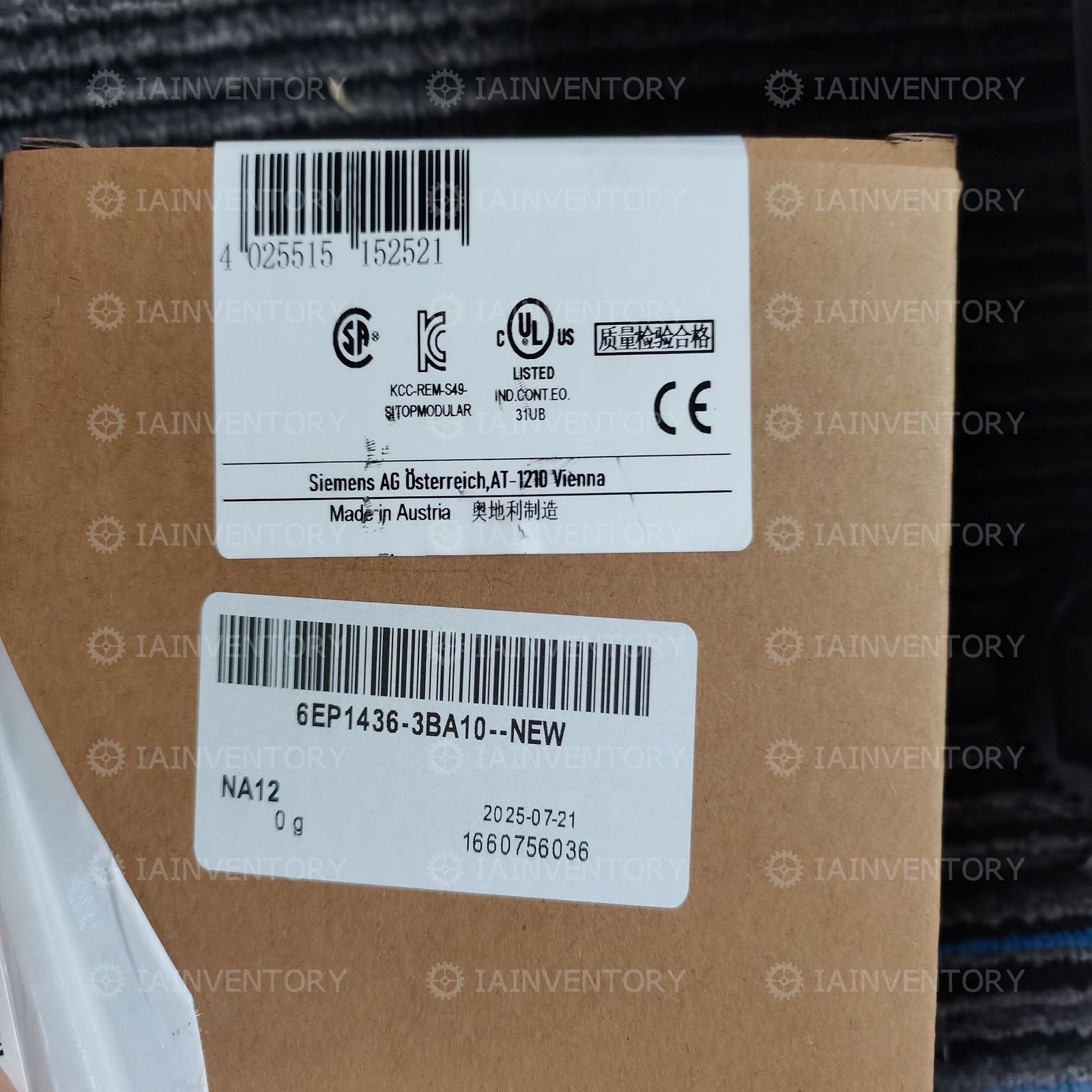 1PC New Siemens 6EP1436-3BA10 Warranty Included US Stock Local Shipping