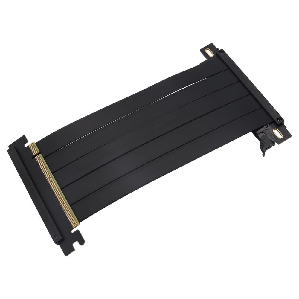 PCIE 4.0 Extension Cable, 16x Shielded High Speed GPU Riser Cable with PCIE Port