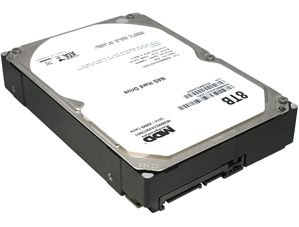 MDD 8TB 7200RPM 256MB Cache SATA 6.0Gb/s 3.5″ Hard Drive for NAS Network Storage