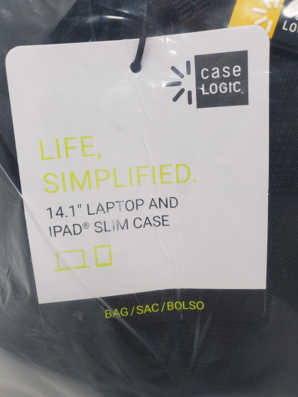 Case Logic Advantage 14.1″ Laptop iPad Case Bag (Black) Attaché AUA314 NEW