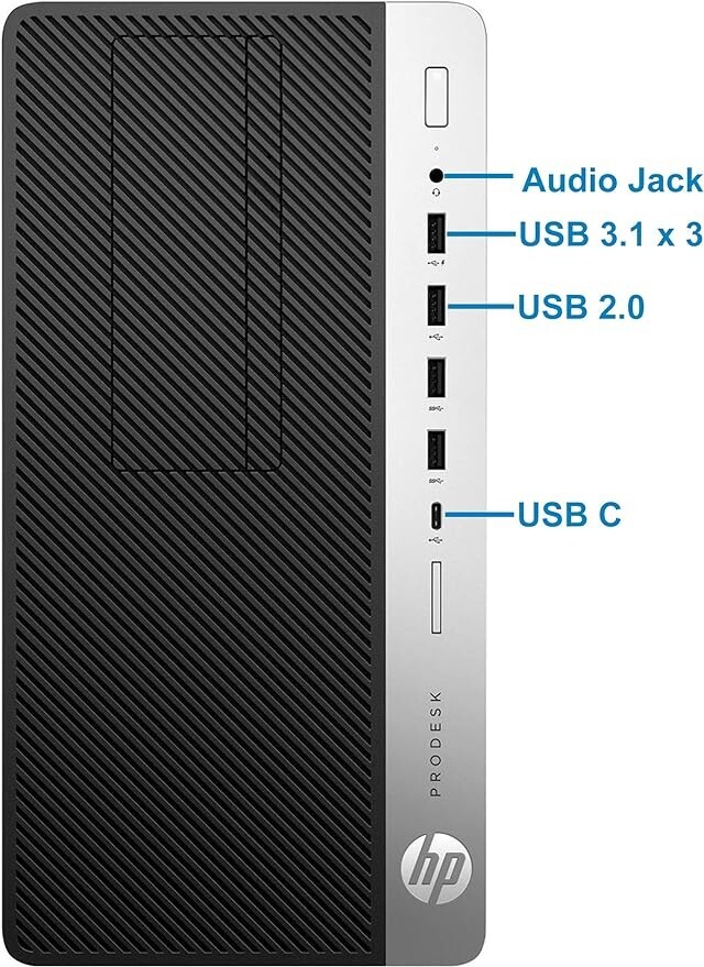 HP Windows 11 Desktop Computer i5 SFF 16GB RAM 512GB SSD Wi-Fi DVD/RW