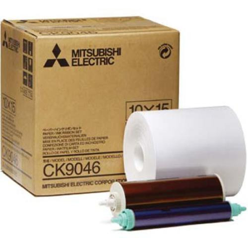 Mitsubishi 6″ Wide Paper Roll & Inksheet CK9046 For CP9500 CP9550 CP9800 Printer