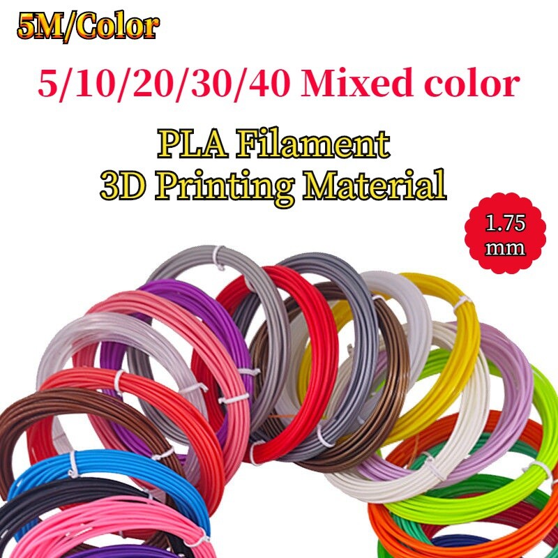 3D Printer Printing Filament 1.75mm High-quality PLA Material Mixed Color Safety