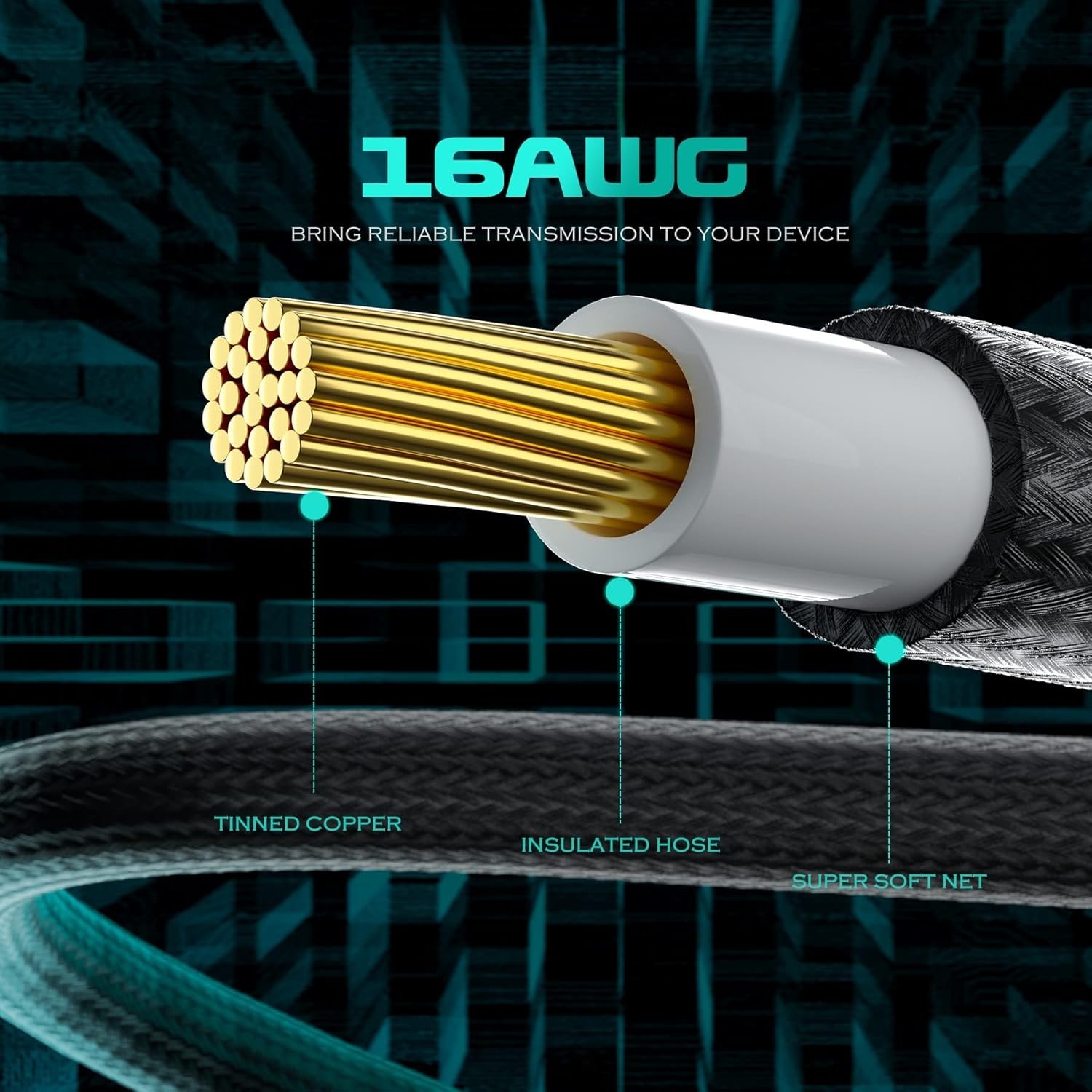 Versatile 30cm Power Supply Extension with 1×24-Pin ATX & Dual 8-Pin EPS