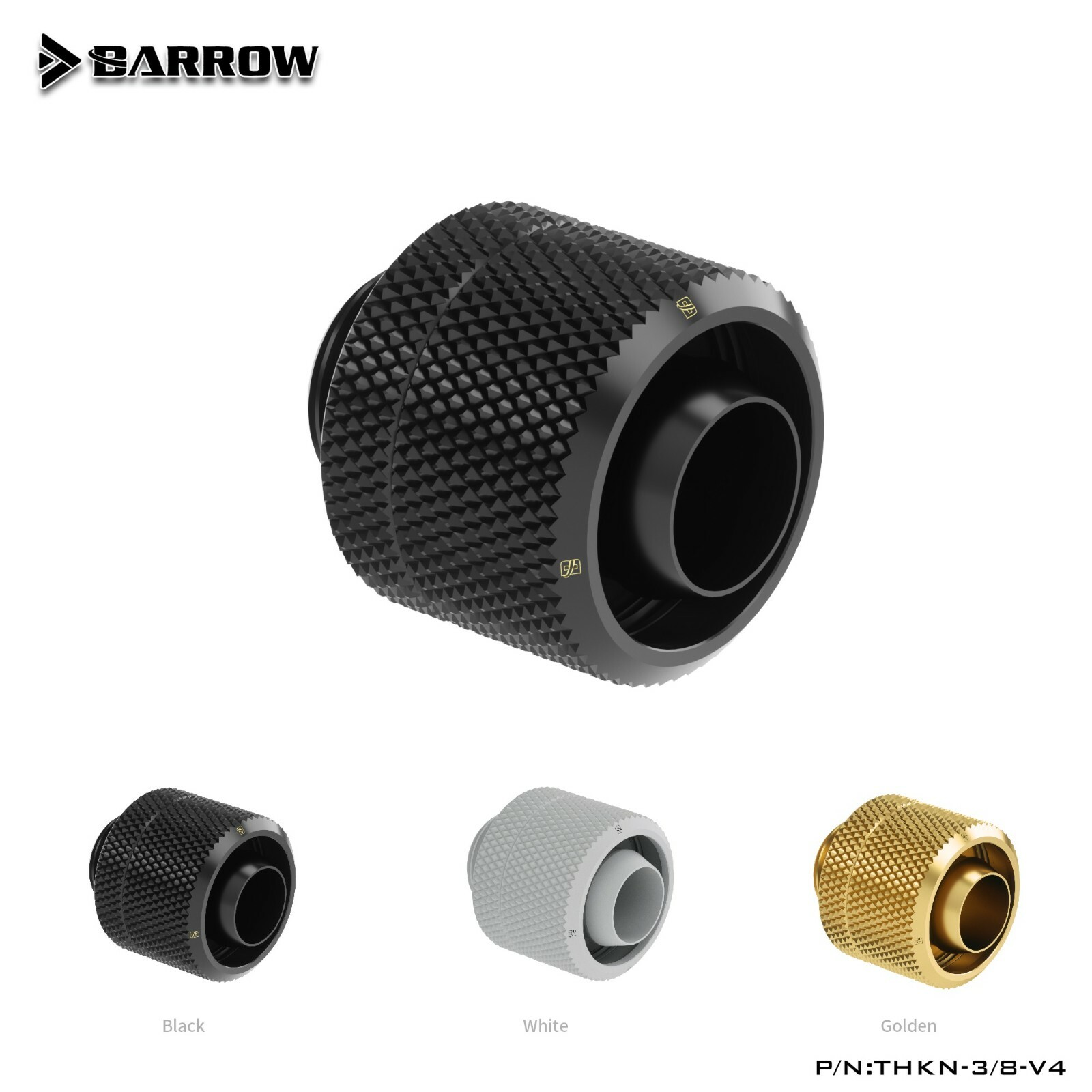 Barrow G1/4″ to 10/16mm 3/8″ID 5/8″OD Compression Fitting Soft Tubing 10/16