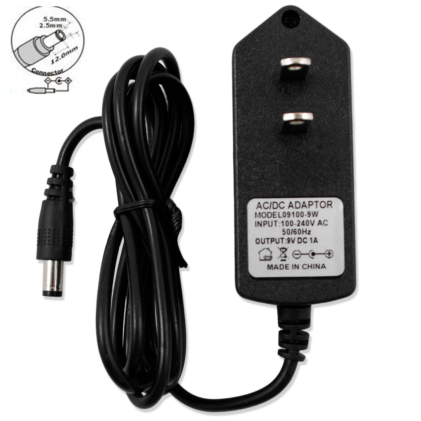 9V AC DC Adapter Charger Power Supply Cord For Alesis 3630 Compressor A30910C